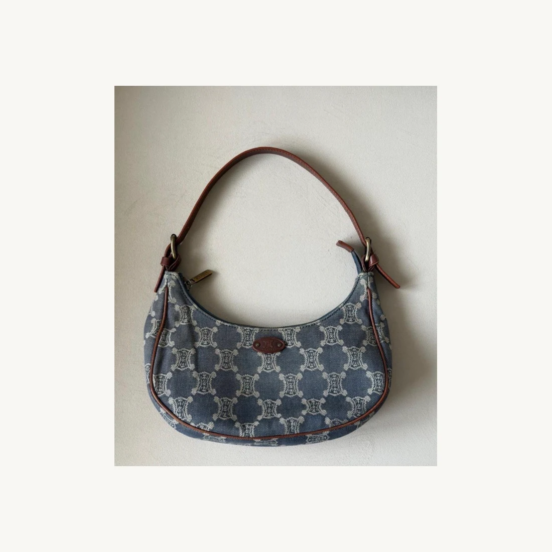 Celine Denim Shoulder Bag Vintage